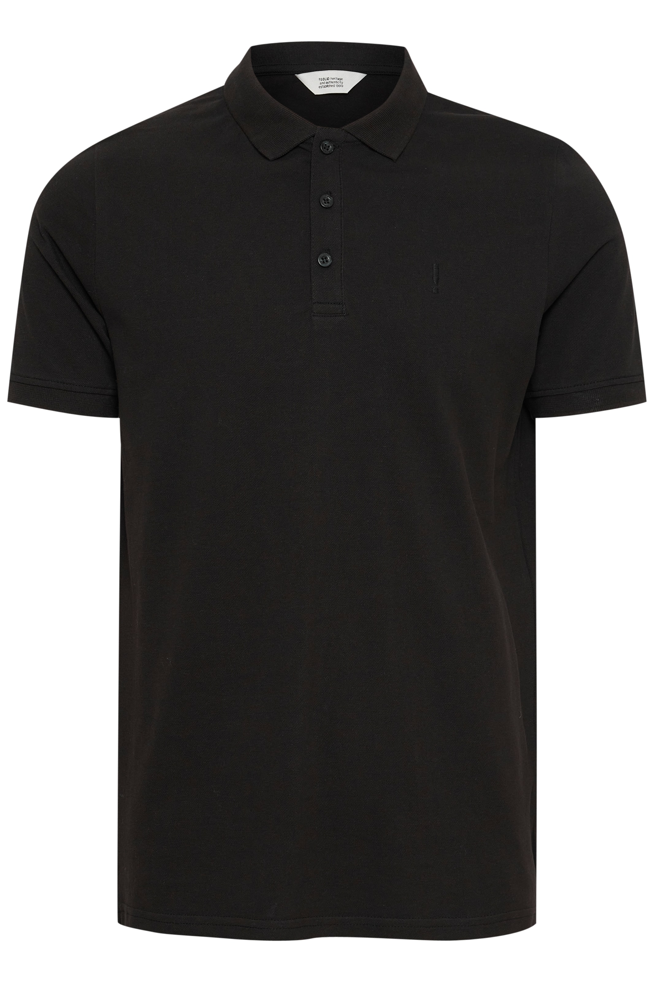 !Solid Shirt 'Athen' in Zwart: voorkant