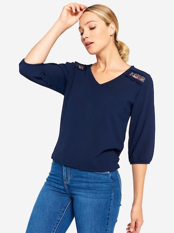 LolaLiza Blouse in Blue: front