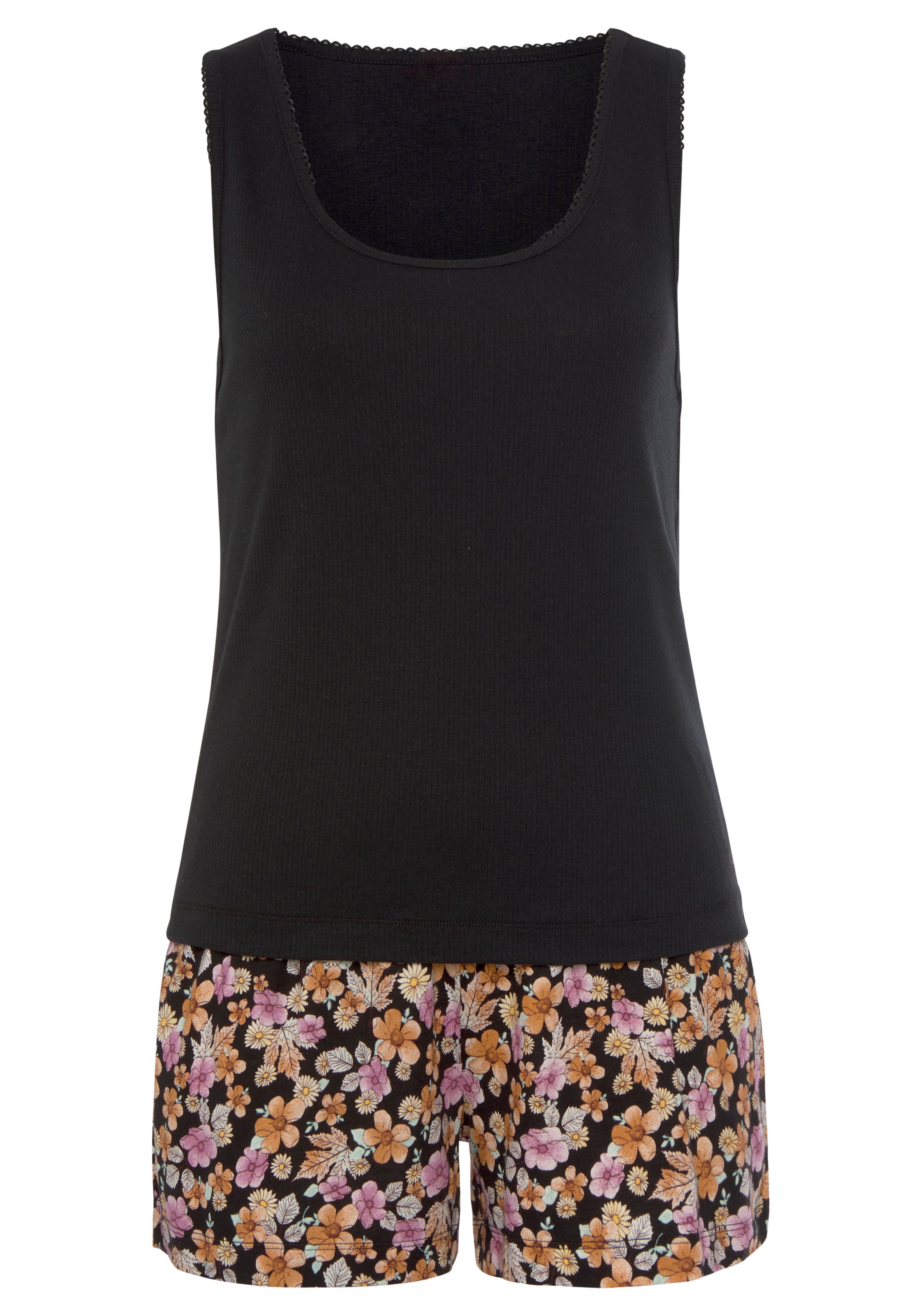 VIVANCE Shorty in Schwarz: Vorderseite