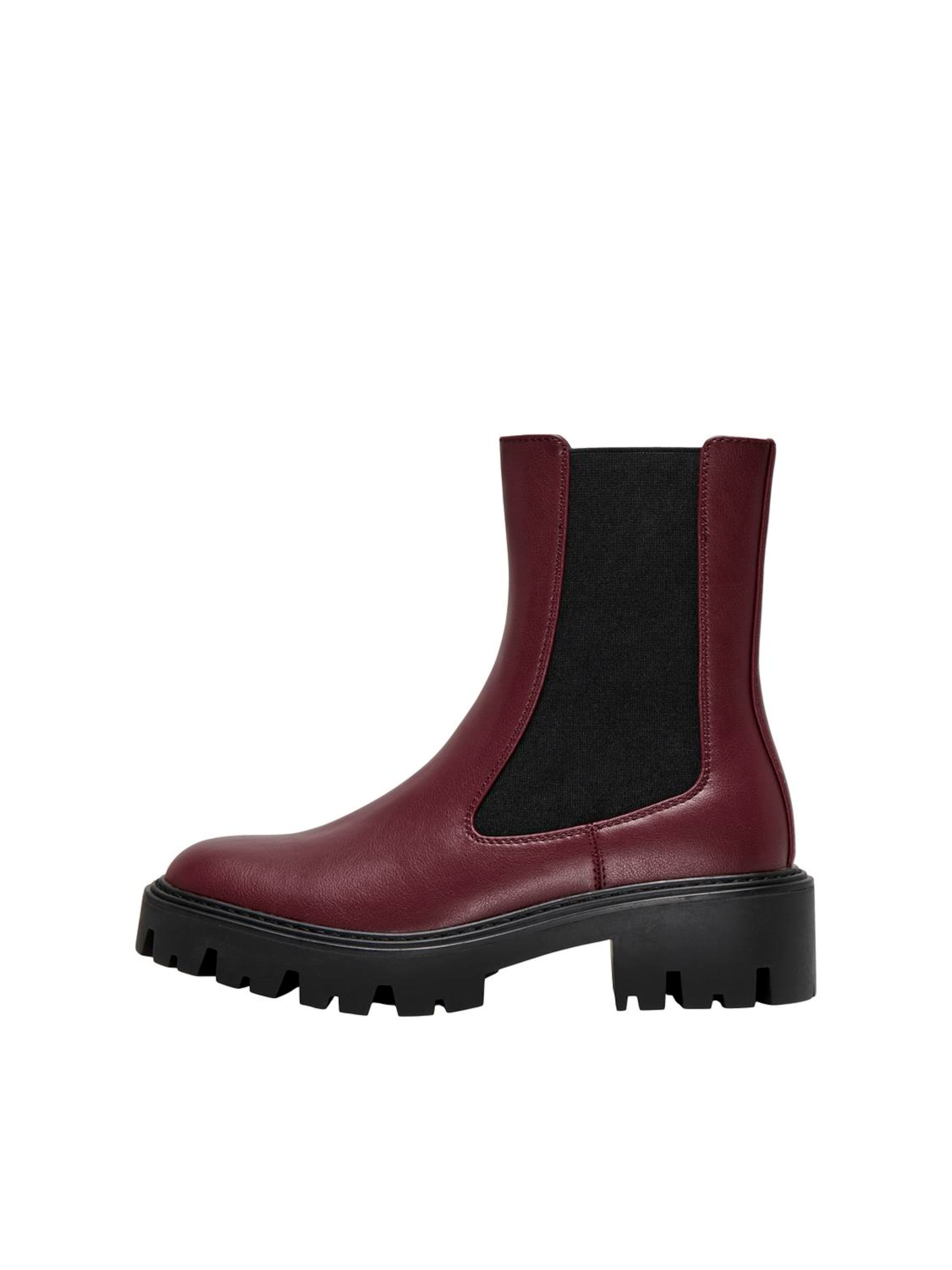 ONLY Chelsea Boots ONLBETTY 1 in Burgundy ABOUT YOU