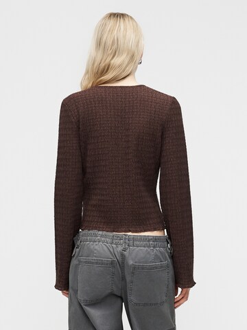 ONLY Вязаная кофта 'ONLILSE' в Коричневый