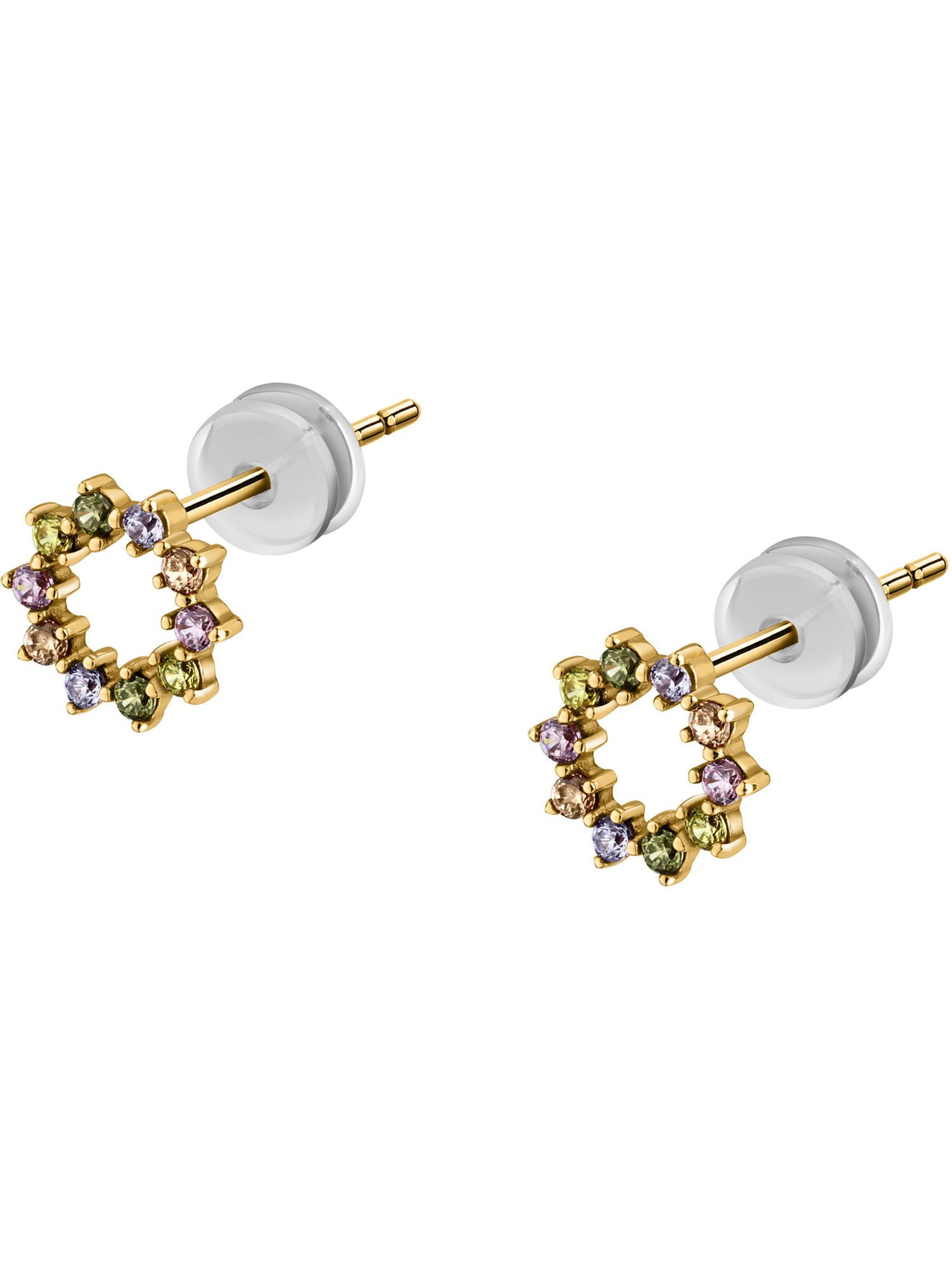 FAVS Earrings in Gold: front