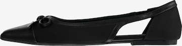 Anna Field Ballet Flats in Black: front