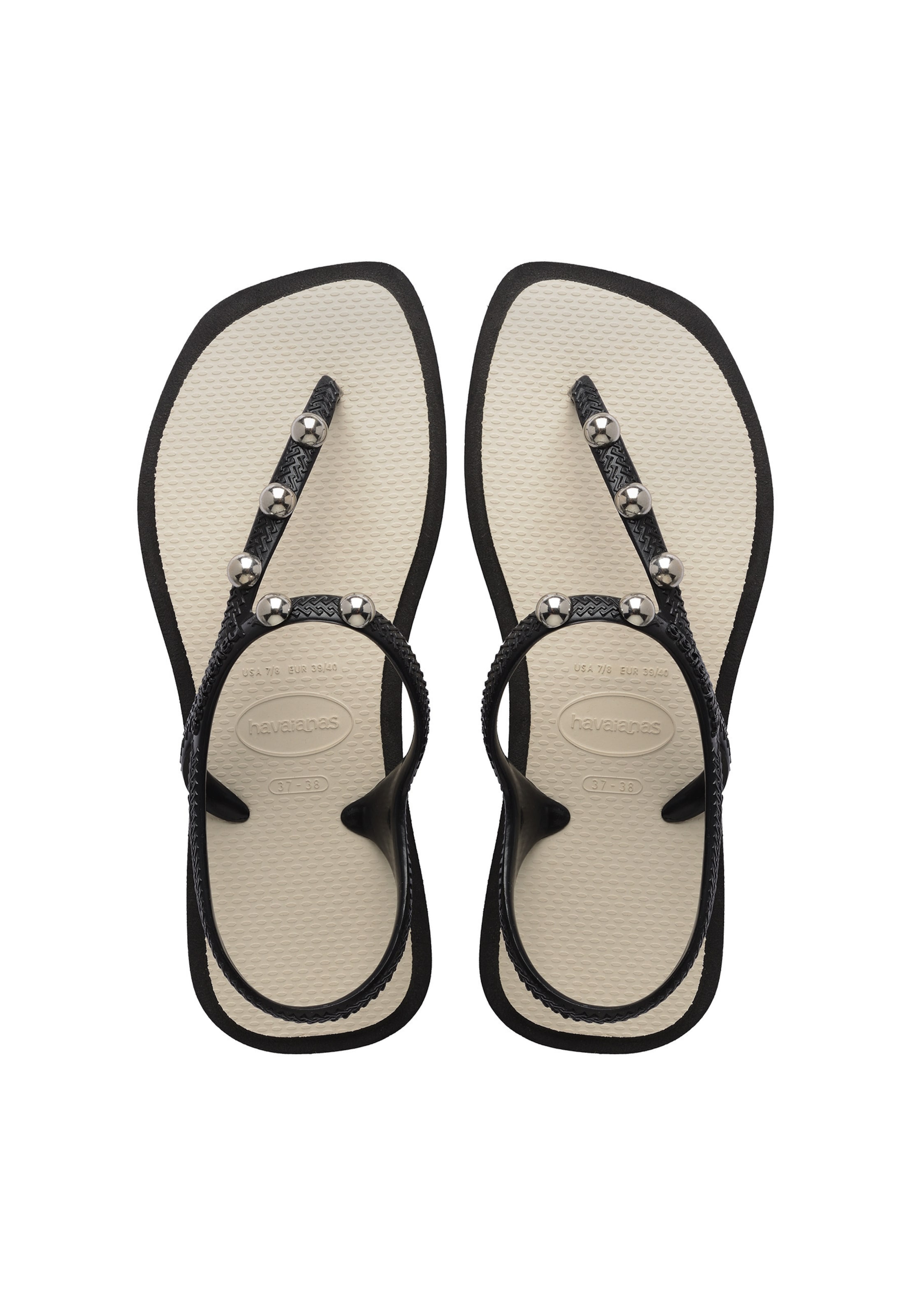 HAVAIANAS T-bar sandals 'Flash Fusion' in Black