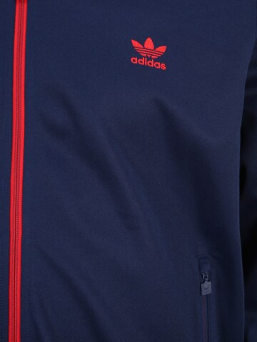 ADIDAS ORIGINALS Zip-Up Hoodie 'Beckenbauer' in Blue