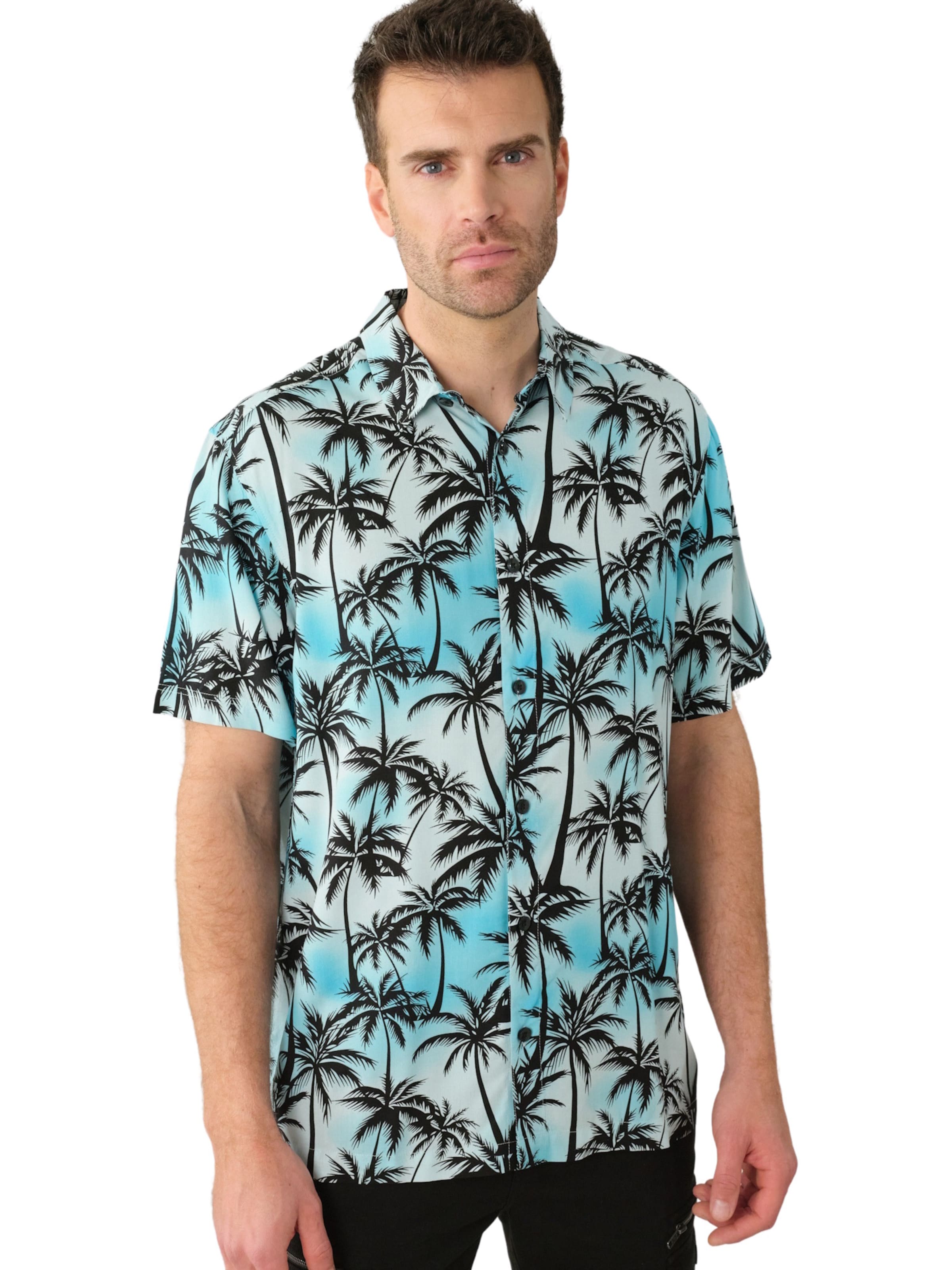 Deeluxe Regular fit Button Up Shirt 'Handy' in Blue: front