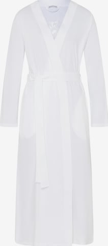 Hanro Dressing Gown ' Paola ' in White: front