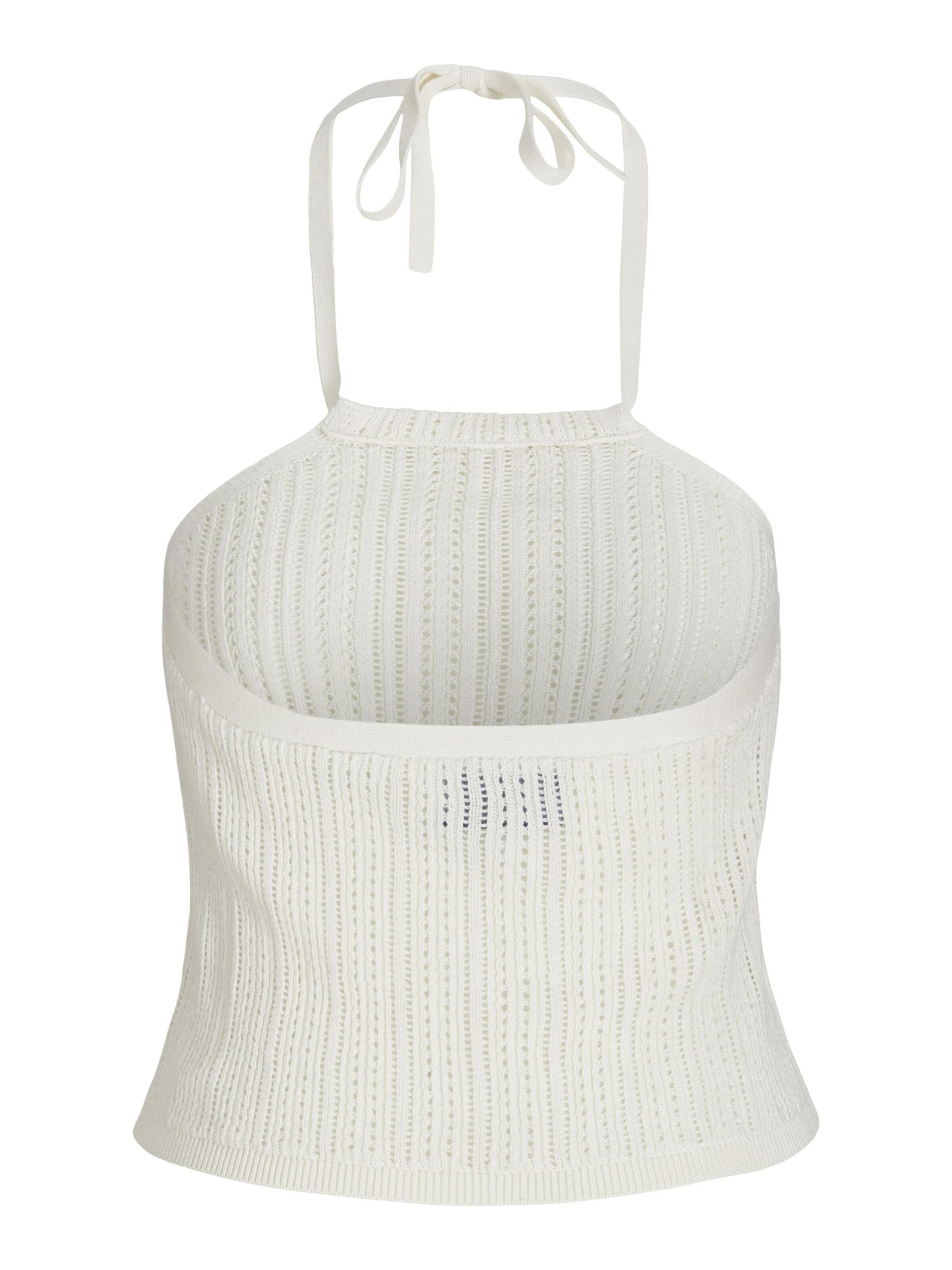 JJXX Gebreide top 'JXZoella' in Wit