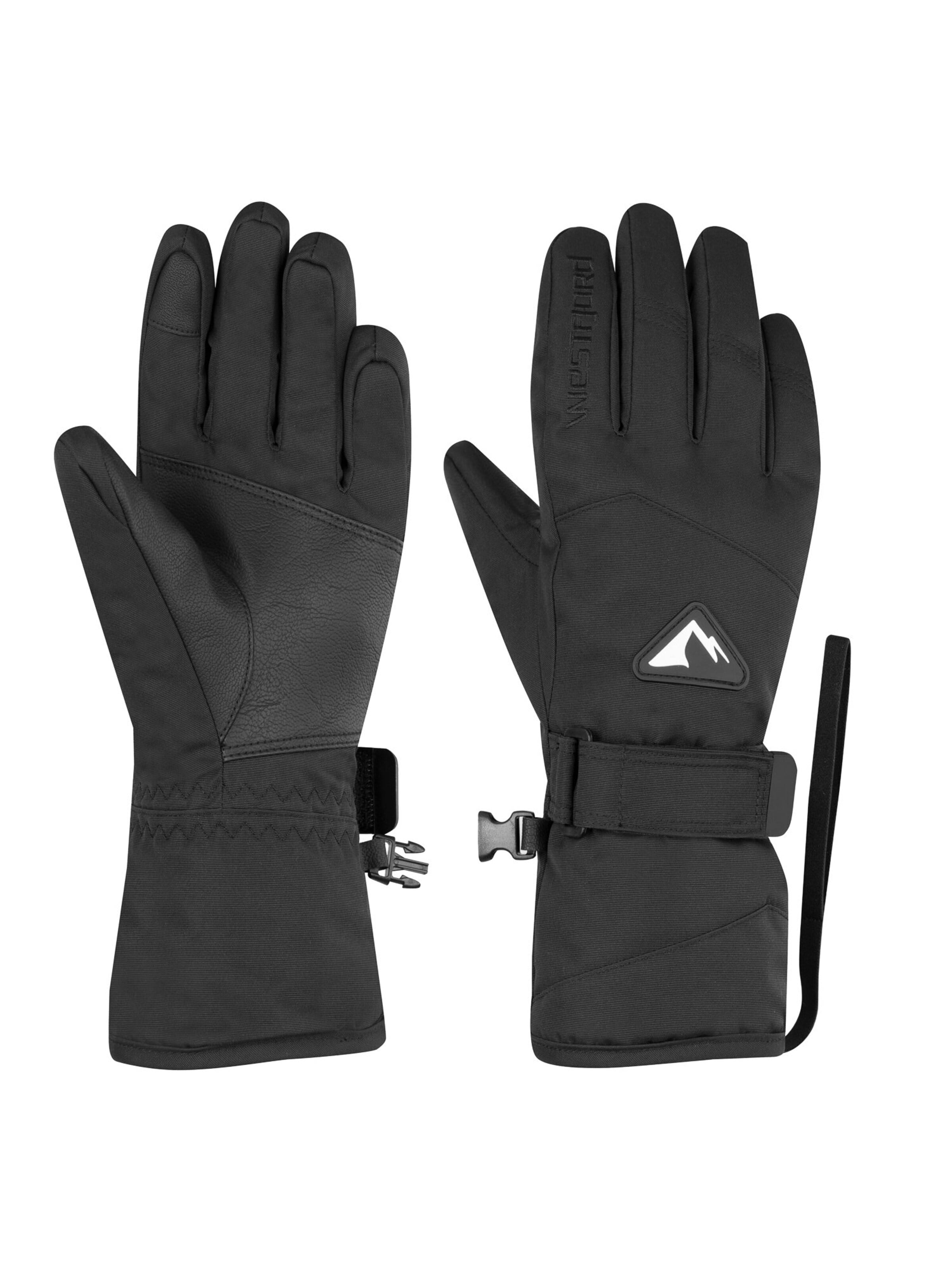 WESTFJORD Fingerhandschuhe‌‌ in Schwarz: Vorderseite