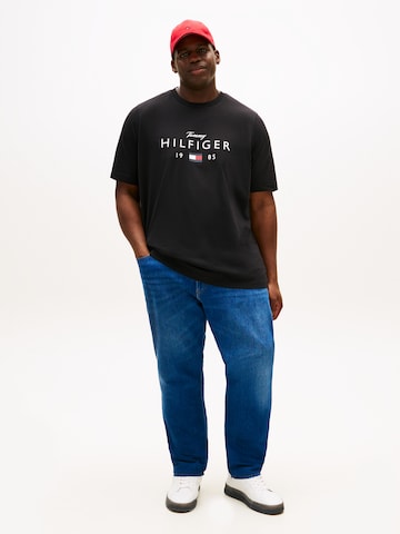 T-Shirt 'BRAND LOVE' Tommy Hilfiger Big & Tall en noir