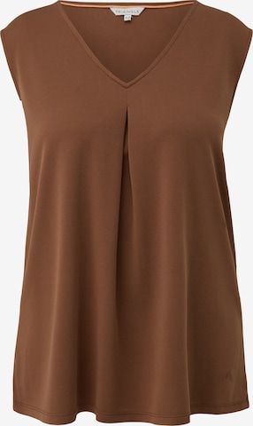 TRIANGLE Top in Brown: front