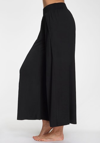 LASCANA Wide Leg Haremshose in Schwarz