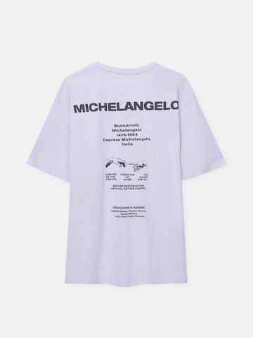 Tricou de la Pull&Bear pe mov