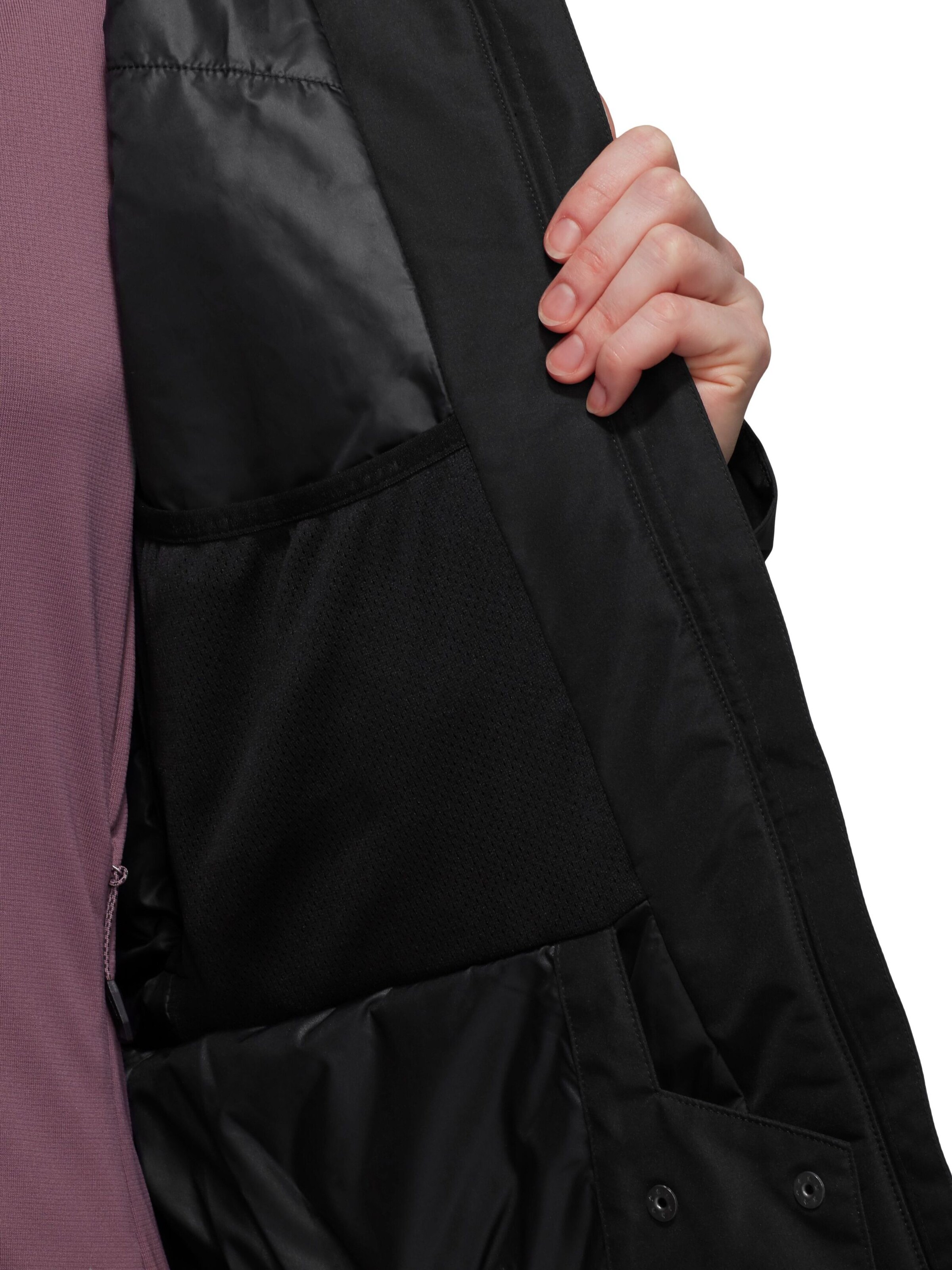 MAMMUT Athletic Jacket 'Fall Line' in Black