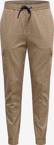 BURTON MENSWEAR LONDON Tapered Παντελόνι cargo σε καφέ: μπροστά