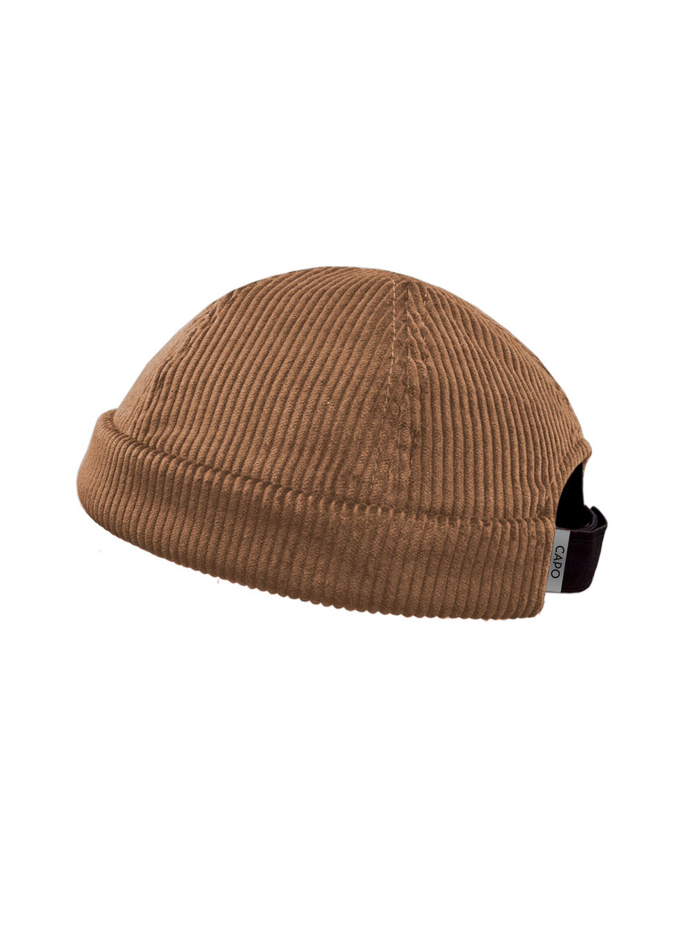 CAPO Beanie in Beige: front