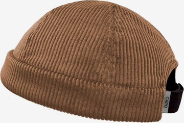 CAPO Beanie in Beige: front