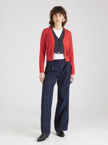 Blutsgeschwister - Casaco de malha 'Save the World' em vermelho