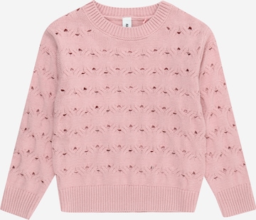 ABOUT YOU Sweater 'Auguste' in Pink: front