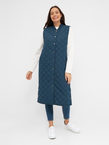 Derbe Vest 'Quiltby Vest' in Blue: front