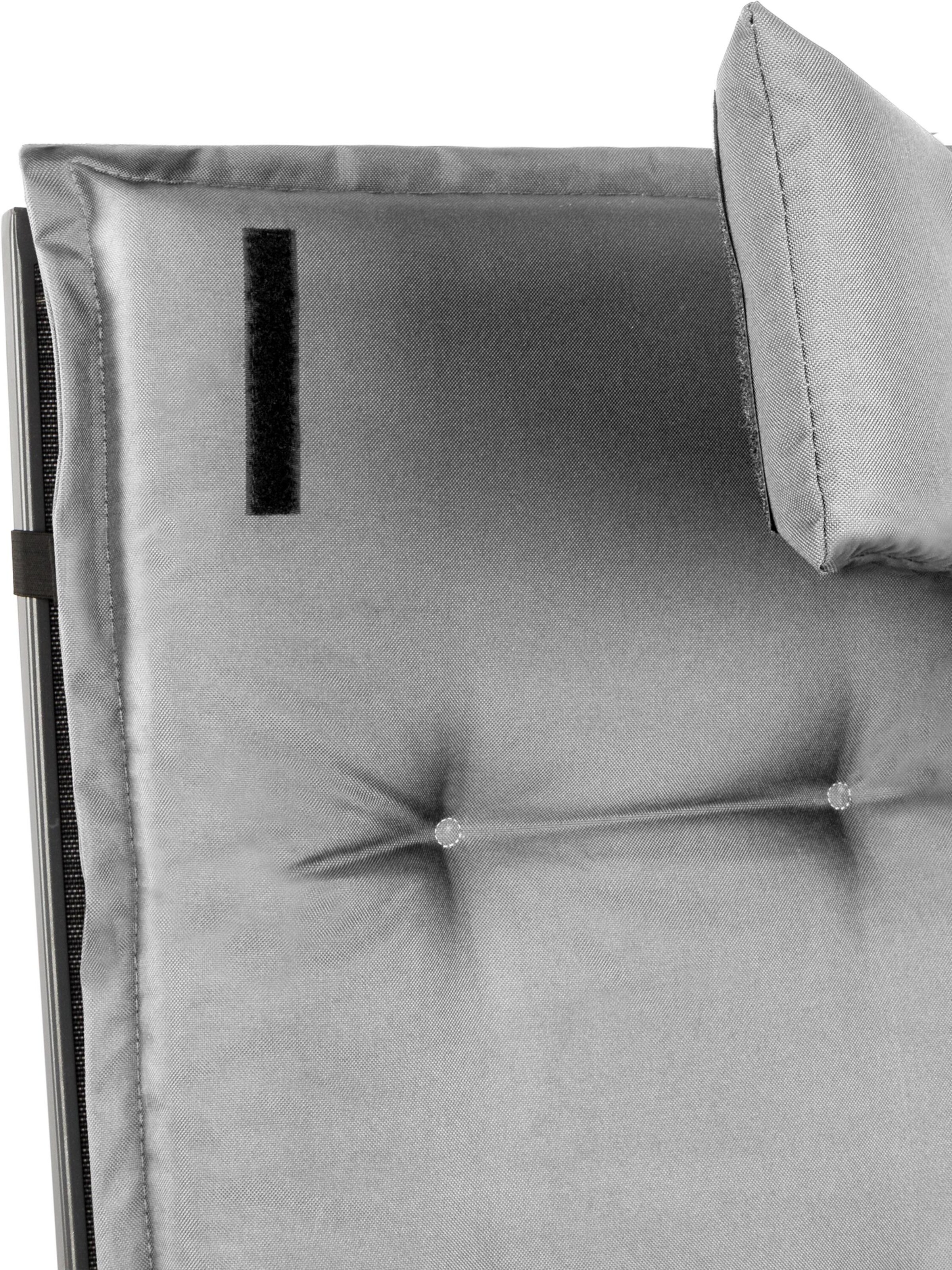 Aspero Stuhlauflage 'Palermo' in Grau