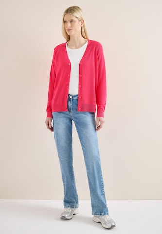 CECIL Knit Cardigan in Red: front