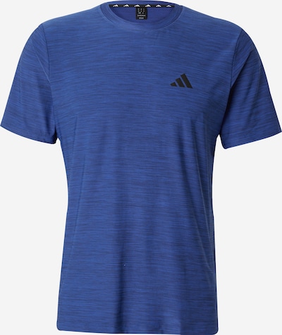 Sportiniai marškinėliai 'Essentials' iš ADIDAS PERFORMANCE, spalva – mėlyna / juoda, Prekių apžvalga