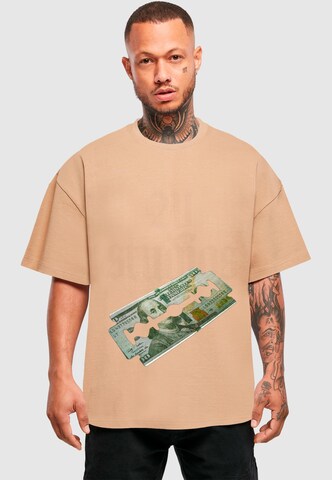 2Y Studios T-Shirt 'Razor' in Braun: Vorderseite