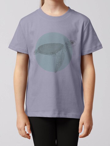 T-Shirt 'Meeresschildkröte' watabout.kids en bleu : devant