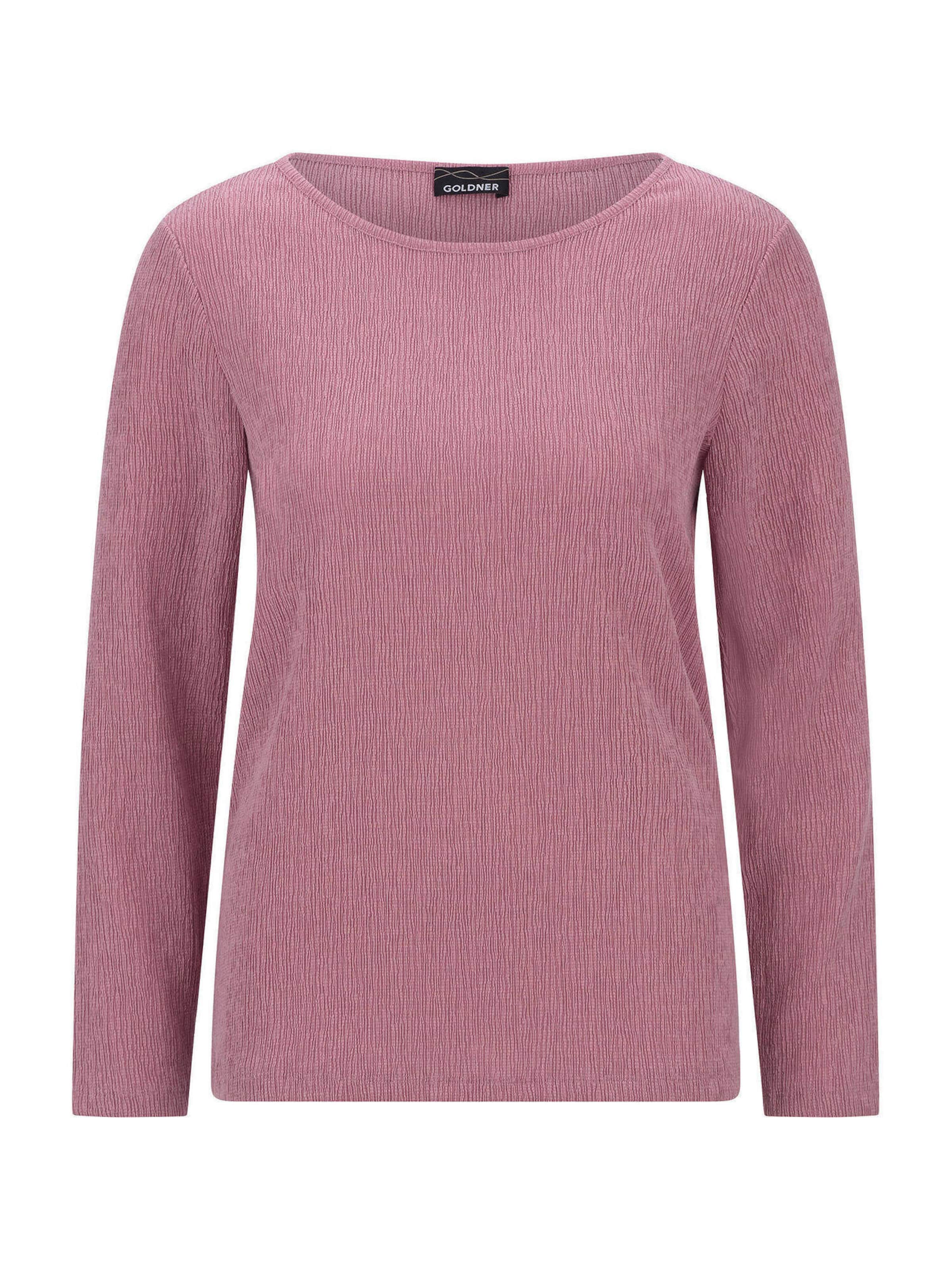 Goldner Shirt in M in altrosa, Produktansicht