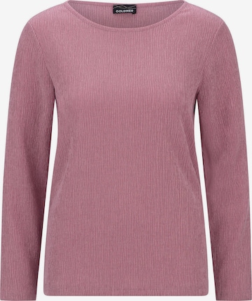 Goldner Shirt in Pink: Vorderseite
