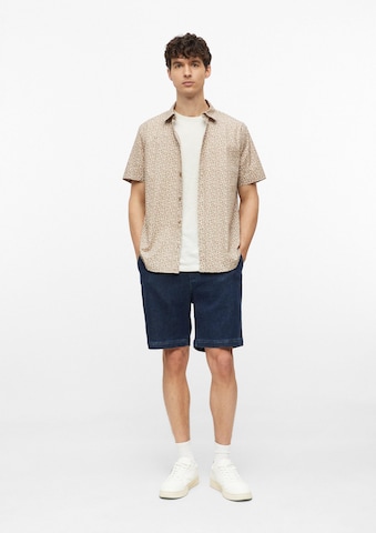 s.Oliver Regular fit Button Up Shirt in Brown