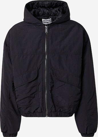 juoda WEEKDAY Demisezoninė striukė: priekis