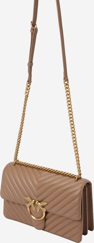 PINKO Crossbody Bag 'Love' in Beige