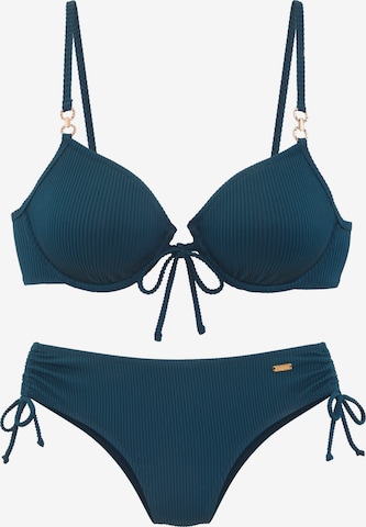 BUFFALO Bikini värissä sininen: etupuoli