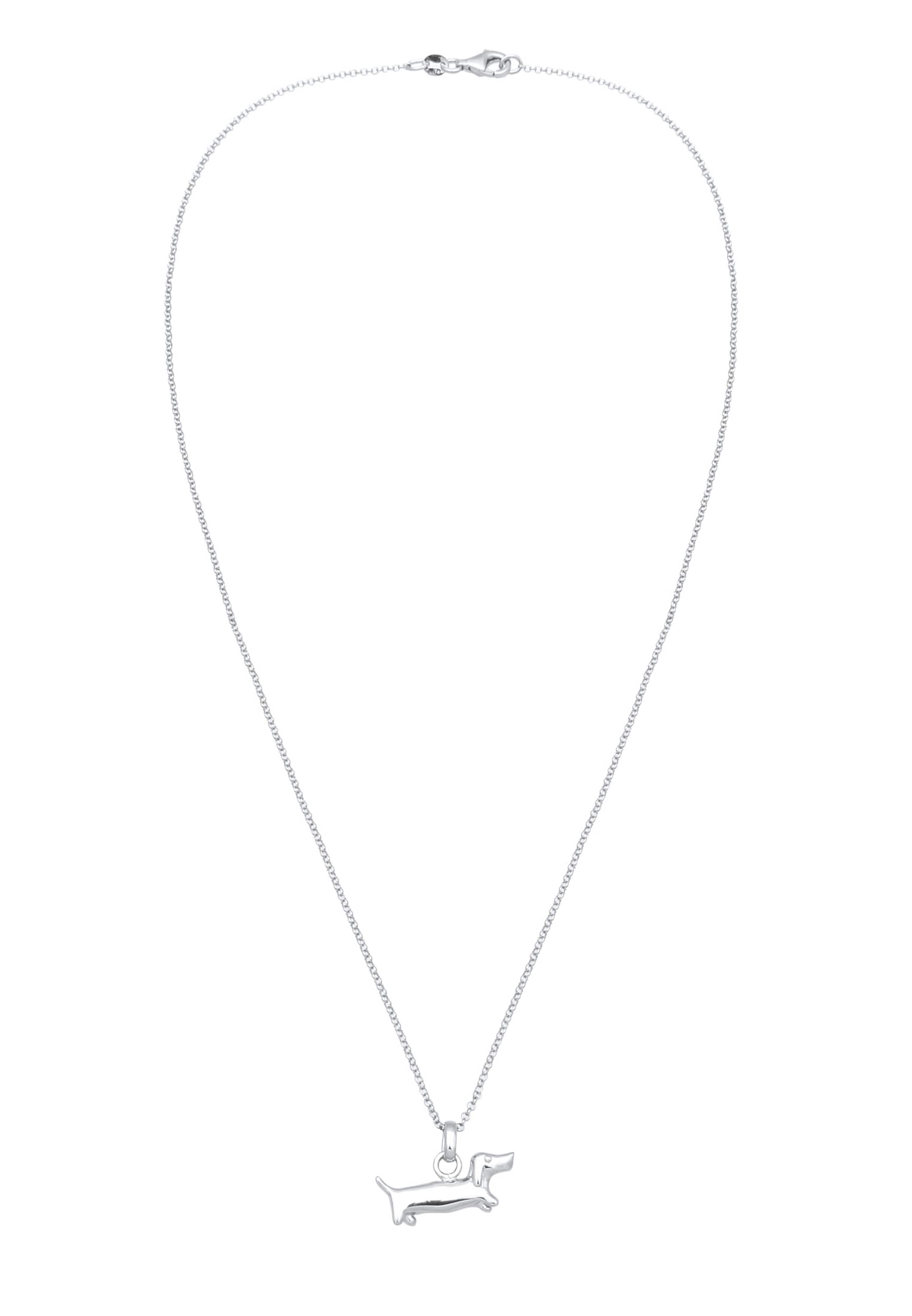 Chaîne 'Dackel' ELLI en argent