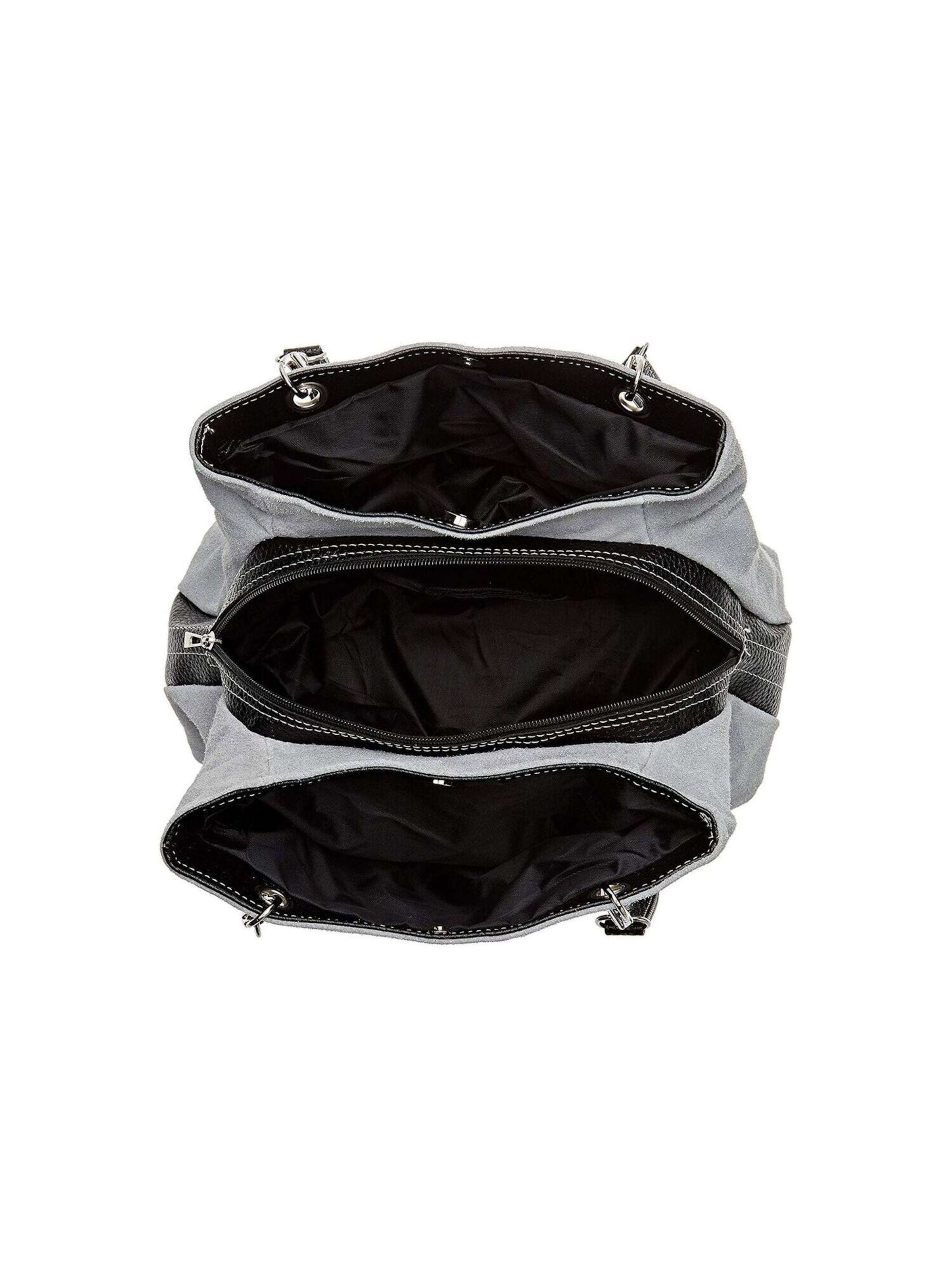 CHICCA BORSE Handtasche in Grau