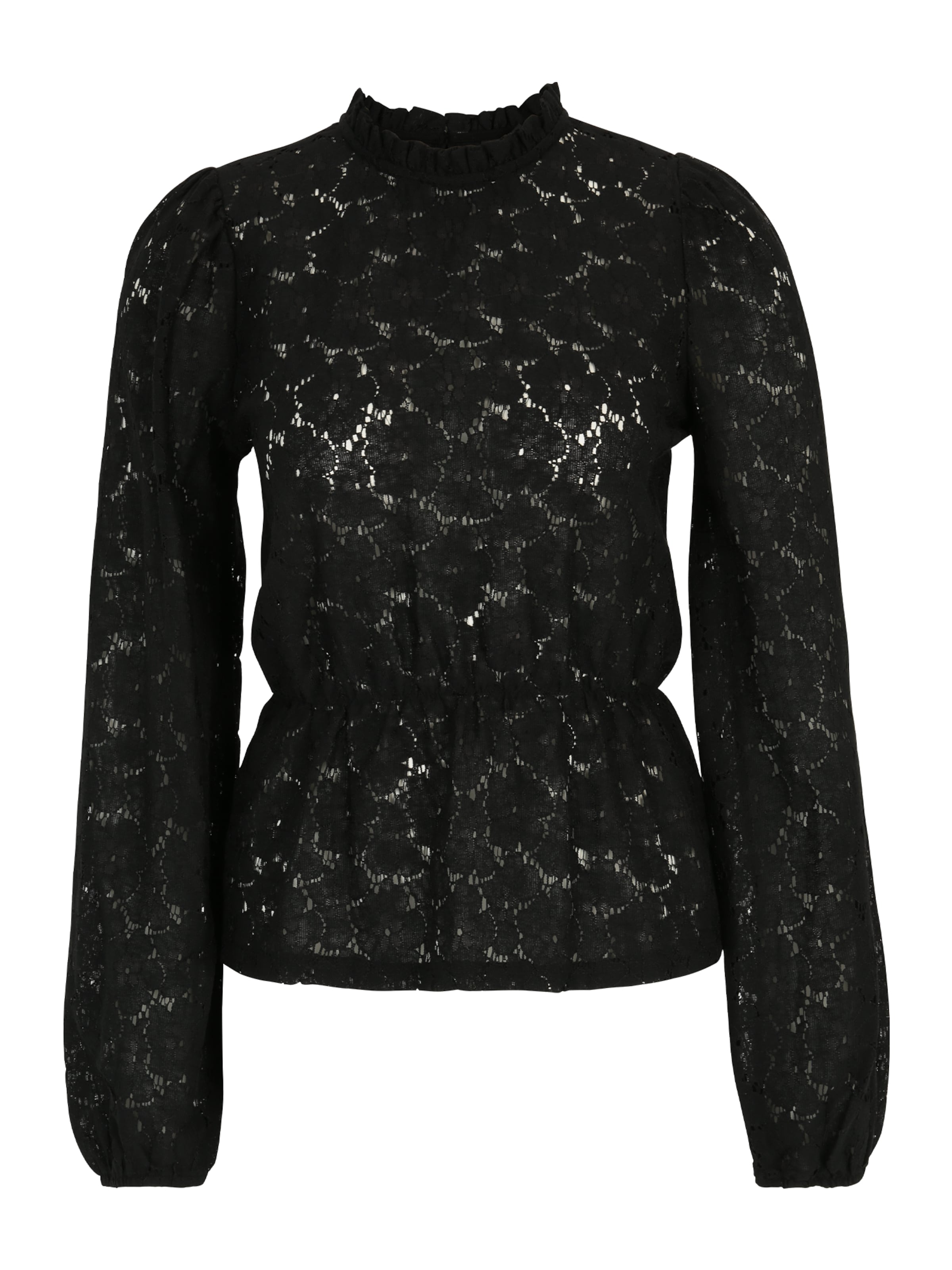 Pieces Tall Μπλούζα 'JANESSA' σε μαύρο: μπροστά