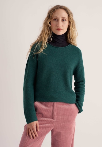 Seasalt Cornwall Sweater 'Fruity II' in Blue: front