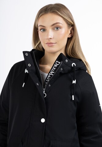 DreiMaster Maritim Parka in Schwarz