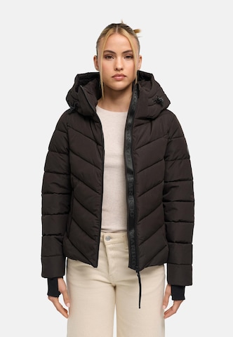 MARIKOO Winterjacke 'Samuiaa XVI' in Braun: Vorderseite