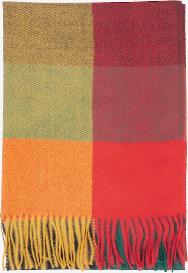 Seasons of April Schal 'Milly' in grün / orange / rot, Produktansicht