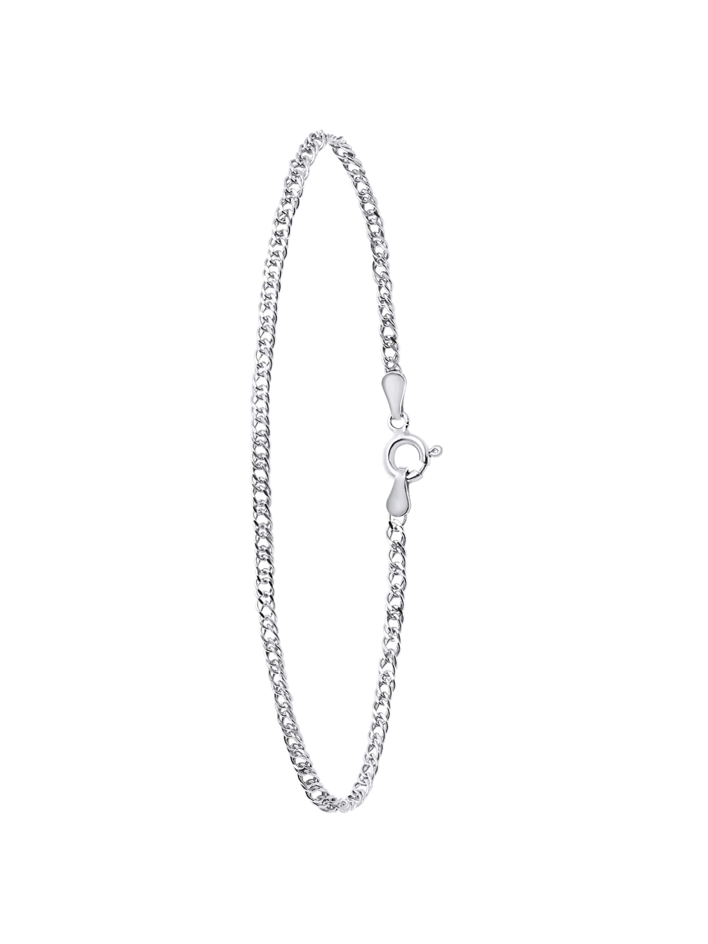 Lucardi Armband 'Basic' in Zilver: voorkant