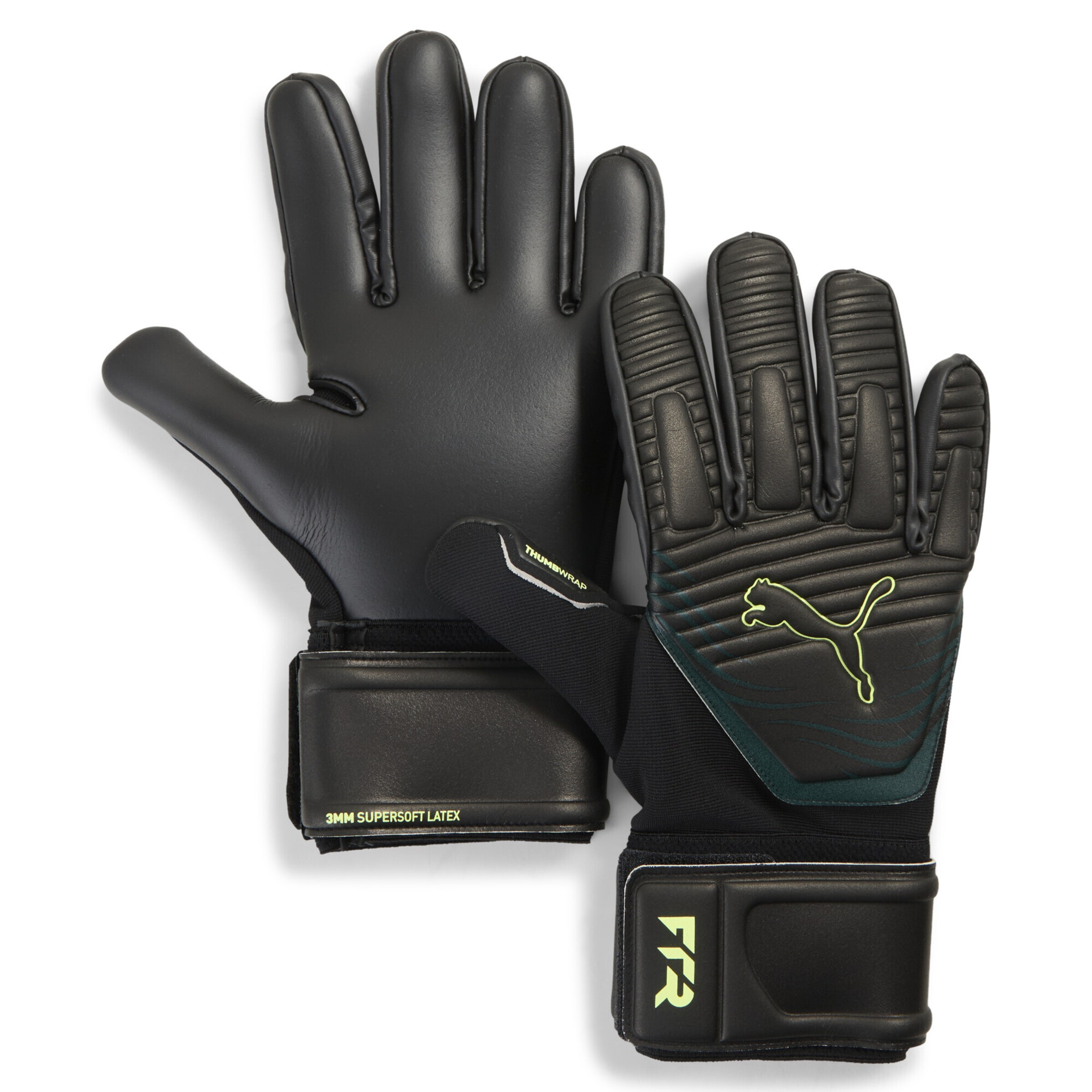 Gants de sport 'Future Match' PUMA en noir : devant