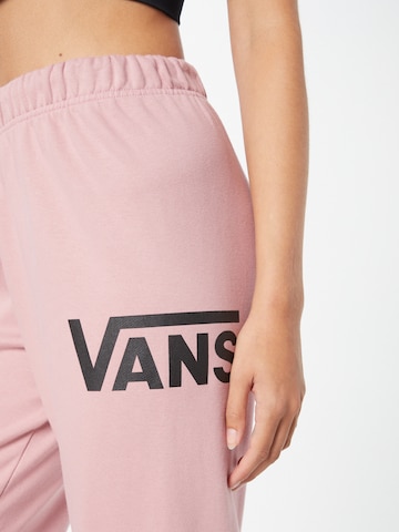 Effilé Pantalon 'Take it easy' VANS en rose