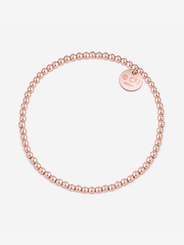 CLASSYANDFABULOUS Jewelry Bracelet 'CLASSYANDFABULOUS Beaded' in Gold: front
