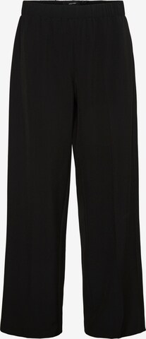 VERO MODA Loosefit Broek 'THE ATROIAN' in Zwart: voorkant