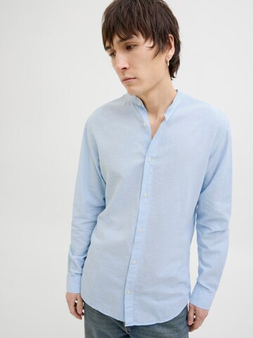 JACK & JONES Regular fit Button Up Shirt 'JJEBreeze' in Blue
