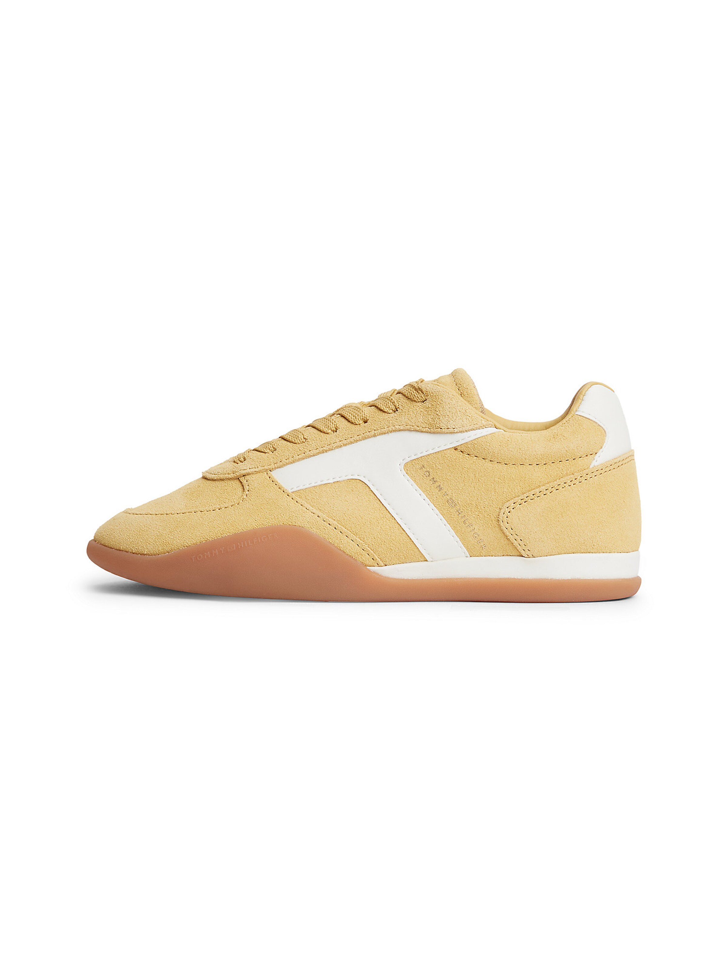 Baskets basses TOMMY HILFIGER en jaune : devant