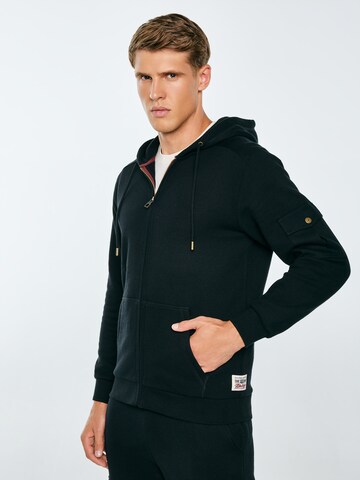 BIG STAR Sweatvest in Zwart